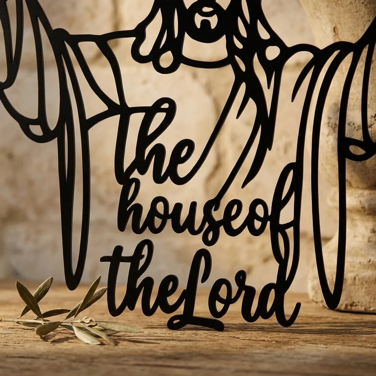 The House of The Lord-Religious Metal Wall Art Decor